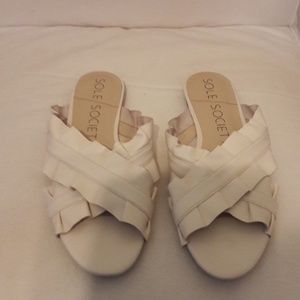 Sole Society leather sandals